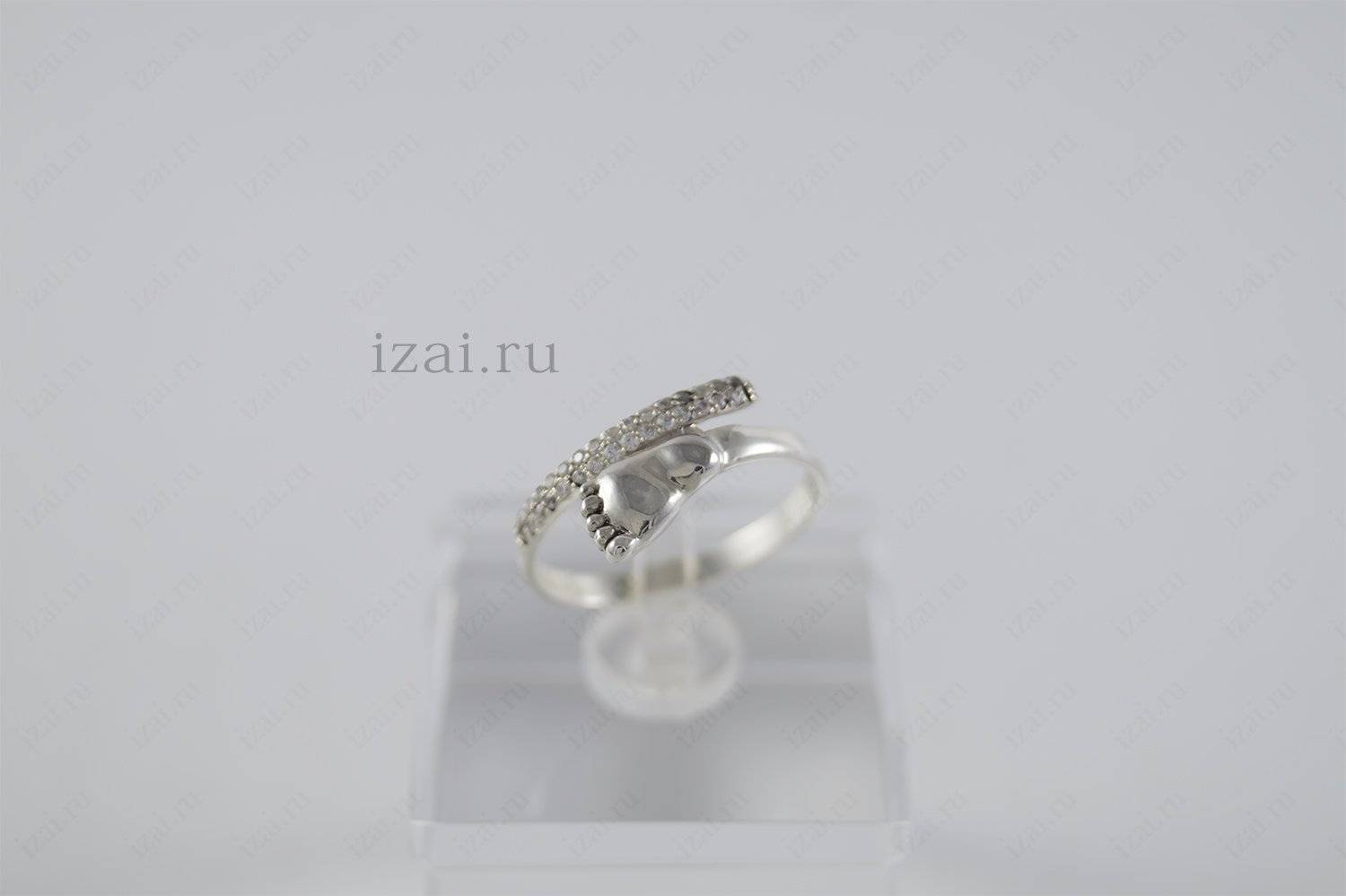 Кольцо ножка младенца из серебра или золота. izai (2)