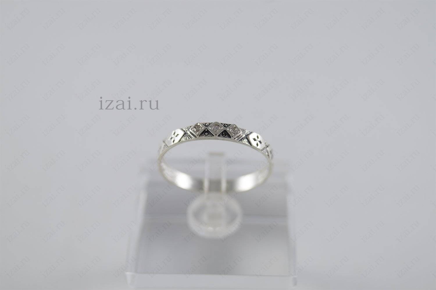 Кольцо с камнем. Серебро золото. izai (2)