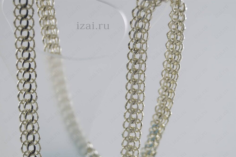 Цепочка Питон из серебра или золота. izai (3)
