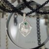 Кулон со знаком зодиака Овен с камнем. №7404